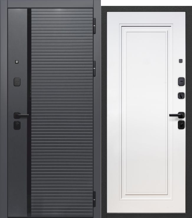 10 см  2 МДФ  Букле Графит Эмалит Белый