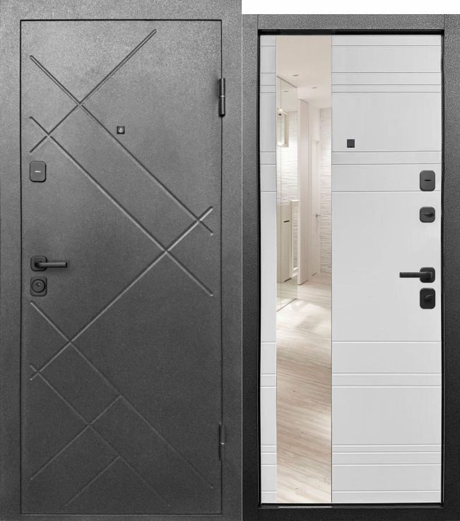 7 см Штамп Букле Графит Зеркало