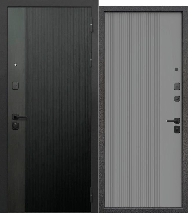 9 см Вертикаль Серая. Входные двери Е-трейд